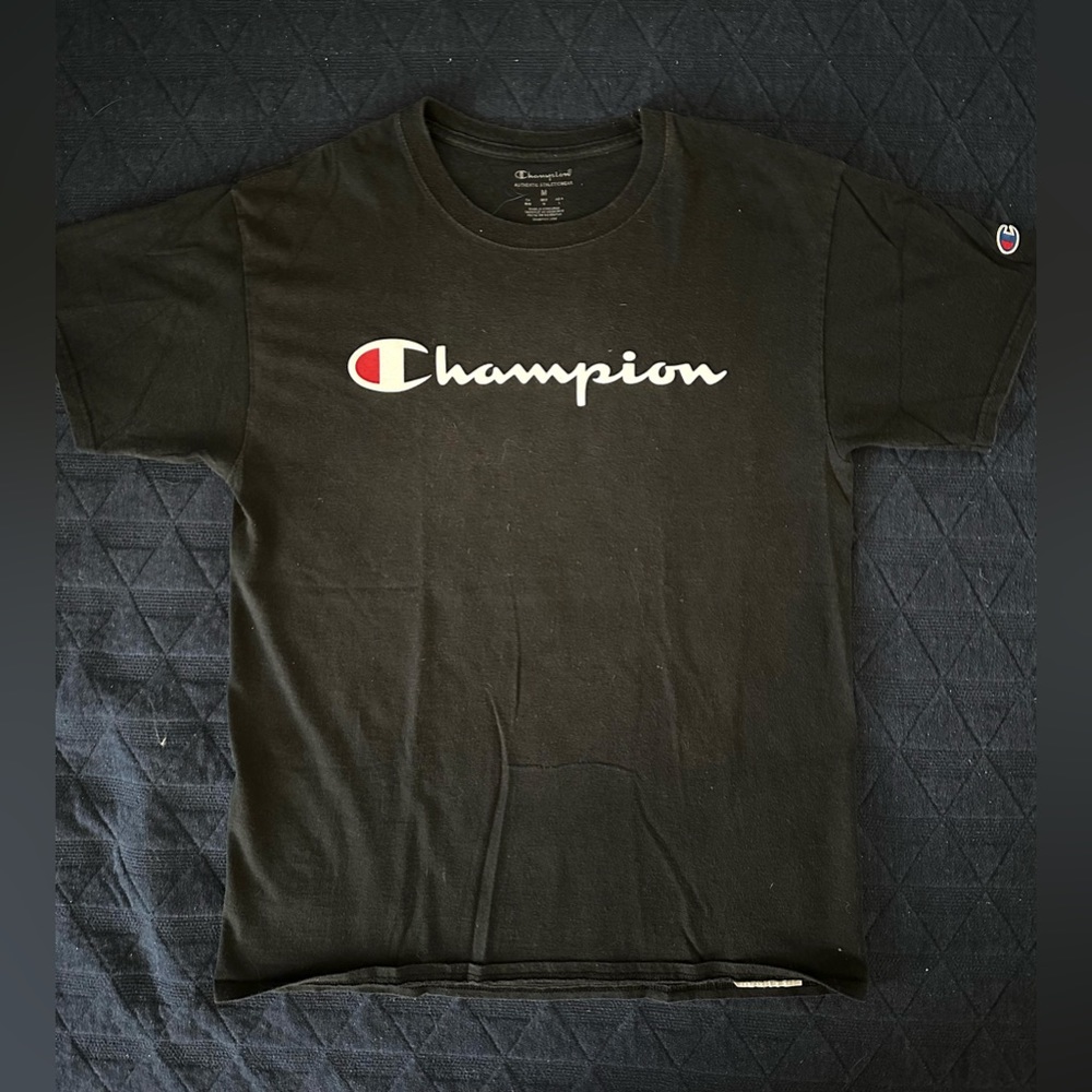 Black “Champion” Short Sleeve Tee Shirt